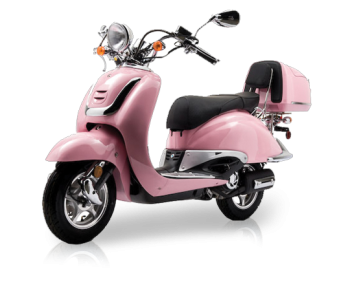 pink moped 150cc